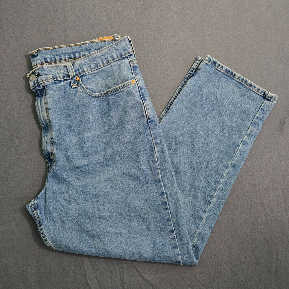 Levi's 550 Jeans Men 40X32 (39X30) Relaxed Fit Straight Leg Light Wash